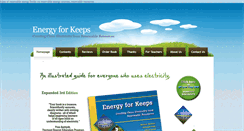 Desktop Screenshot of energyforkeeps.org